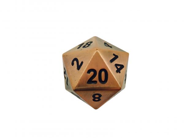 Gnomish Copper 45mm Boulder Metal Dice picture