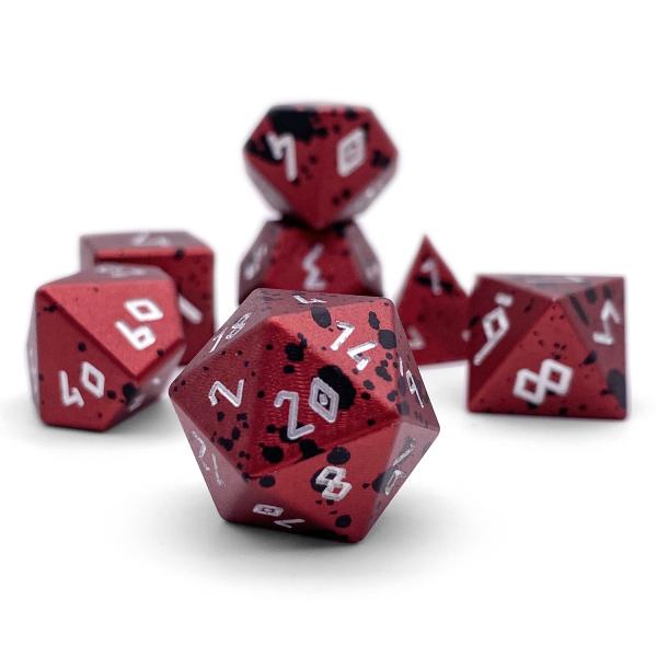 Berserker's Frenzy RPG Set Aluminum Dice