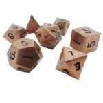 Gnomish Copper RPG Set Metal Dice