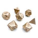 Bronze RPG Set True Metal Dice