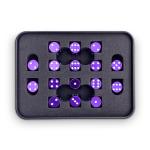 Bardic Purple Warpips Metal Dice