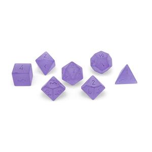 Frosted Amethyst RPG Glass Set