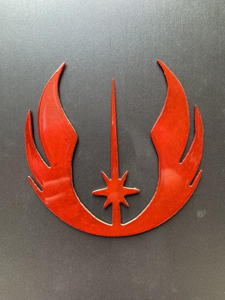 Star Wars Jedi Order Metal Art, Small Red picture