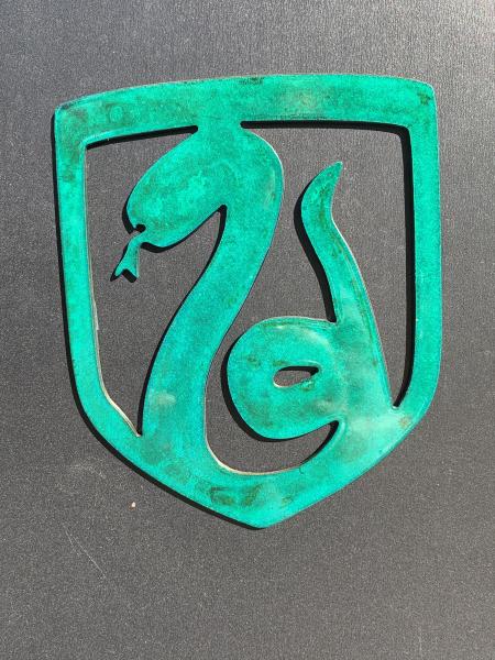 Slytherin House Crest Metal Wall Art, Small picture