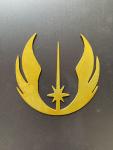 Star Wars Jedi Order Metal Art, Small Yellow