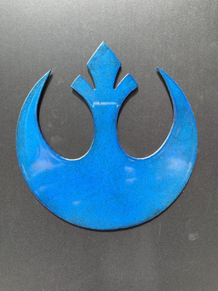 Star Wars Rebel Alliance Metal Art, Small Blue picture