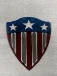 Captain America WWII Shield Metal Art, Small