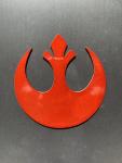 Star Wars Rebel Alliance Metal Art, Small Red