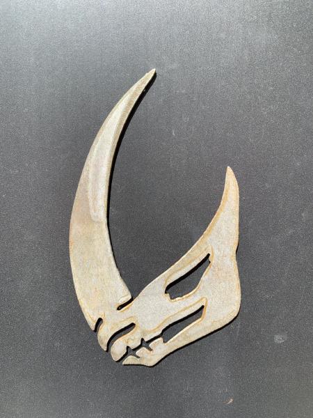 Star Wars Mandalorian Mudhorn Metal Art, Small picture