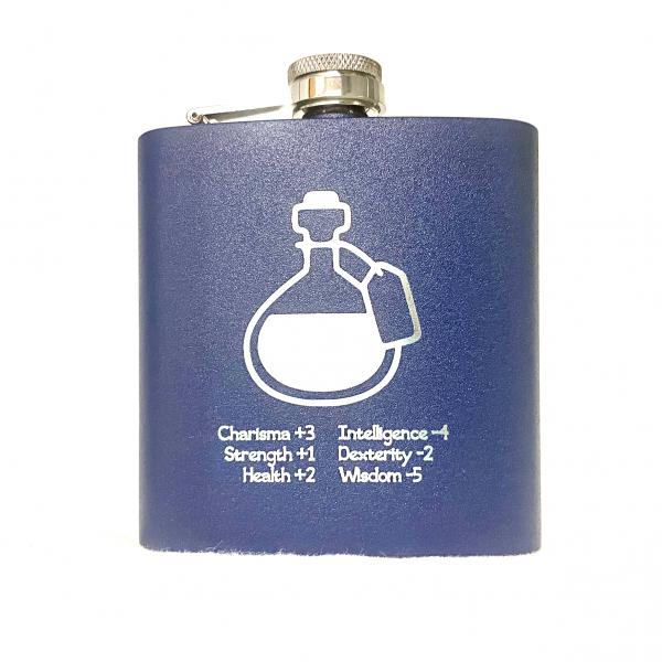 D&D Attributes flask picture