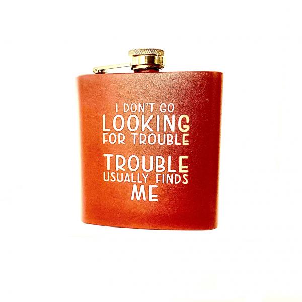 Looking for Trouble Flask picture