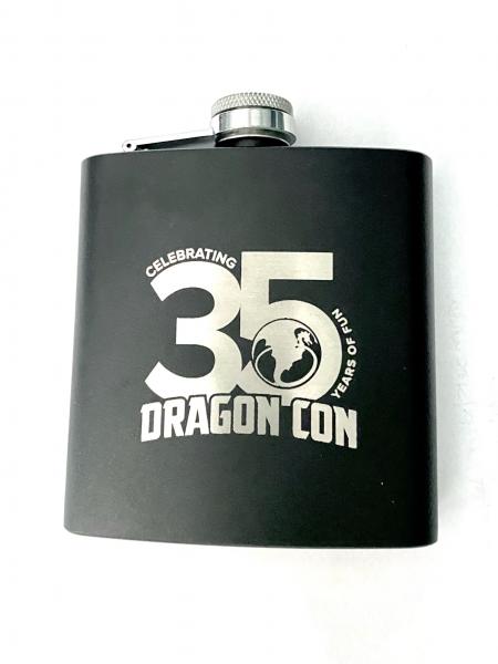 Dragon Con 35th Anniversary flask picture