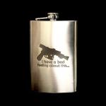 Bad Feeling 8oz Flask