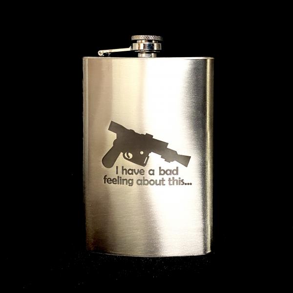 Bad Feeling 8oz Flask picture