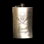 Liquid Courage 8oz Flask