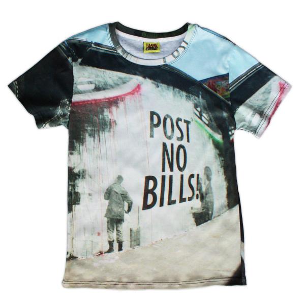 All-Over Print Post No Bills Photollustration Cotton Tee