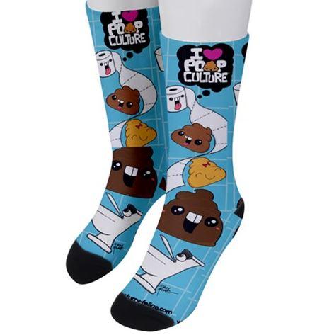 I Heart Poop Culture Unisex Crew Socks