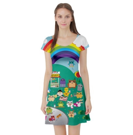 Purridge & Friends Kawaii Short sleeve Dress