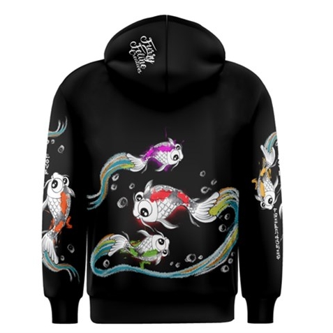 Koi Unisex Zipper Hoodie picture