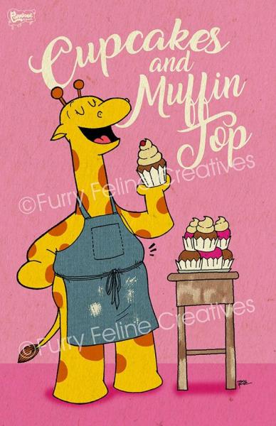 11x17 Cupcakes And Muffin Top Print