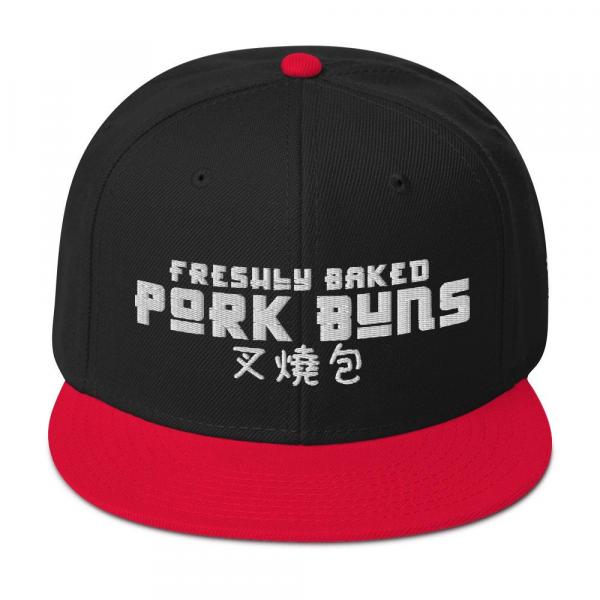 Freshly Baked Pork Buns Embroidery Snapback Hat