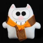 Handmade Mini Purridge the Cat 7" Plush