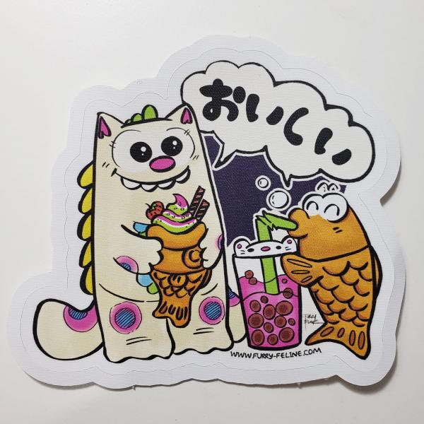 Purridge Negora & Taiyaki Reusable Sticker