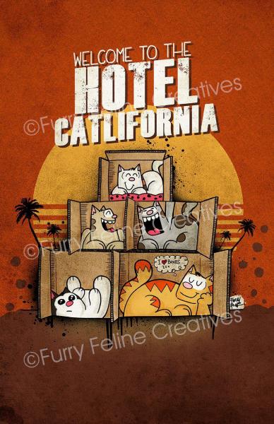 11x17 Hotel Catlifornia Print picture