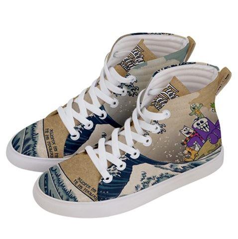 Hi Wave Women's High Top Skate Sneakers picture