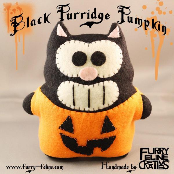 Black Purridge Pumpkin 7" Plush picture