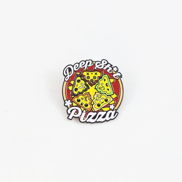 Deep Sh*t Pizza Enamel Pin