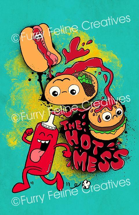 11x17  Hot Mess Print picture