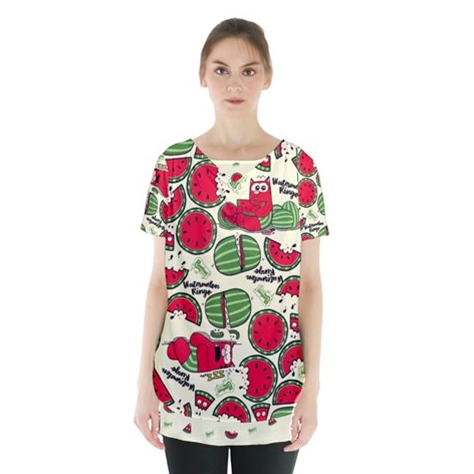 Watermelon Ringo Skirt Hem Sports Top picture