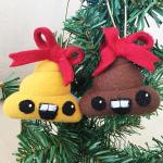 Holiday Dingleberries 3" Plush Ornament (pack of 3)