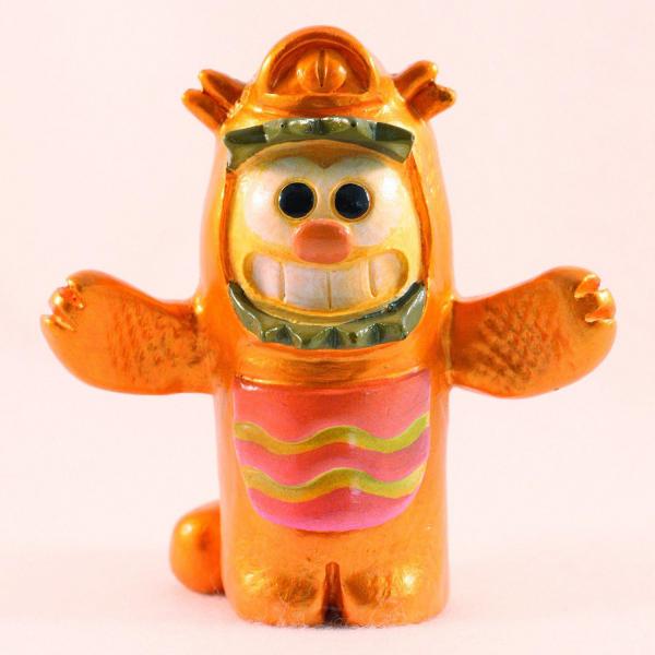 Kawaii Kaiju Purridge 4" Resin Figure (Tangerine) picture