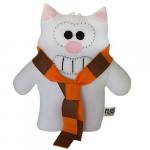 Handmade Purridge The White Cat Plush 12" Classic