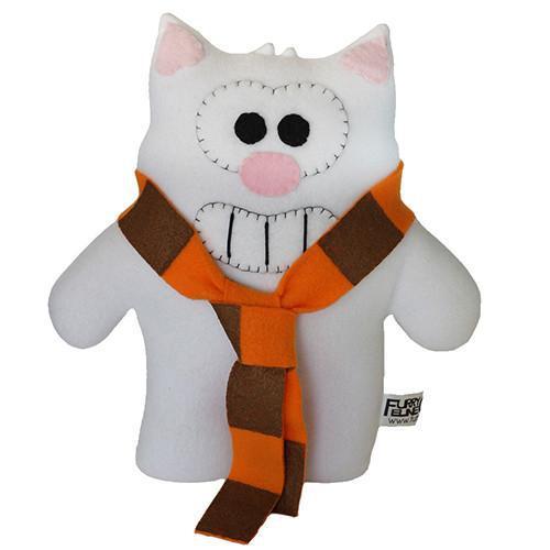 Handmade Purridge The White Cat Plush 12" Classic picture