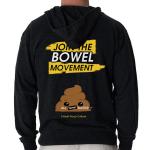 Join The Bowel Movement French Terry Unisex Black Hoodie