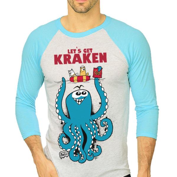 The Kraken Unisex Raglan Tee