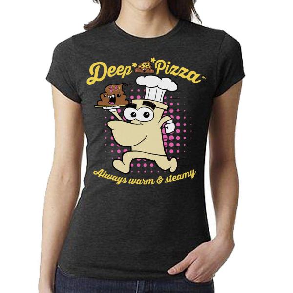 Deep Sh*t Pizza Women's Tee picture