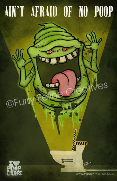 11x17 Trapped Slimy Poop Print picture