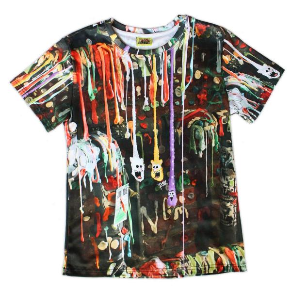 All-Over Print Gumwall Photollustration Cotton Tee