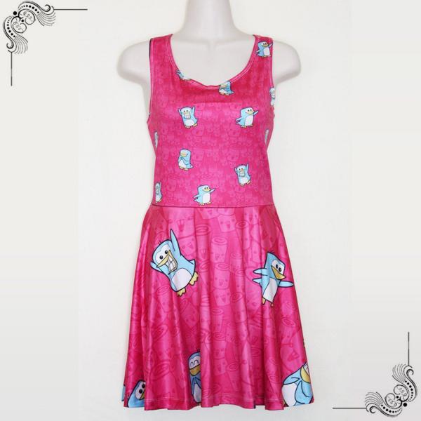 Purridge & Friends Gwenn Hot Pink Skater Dress picture