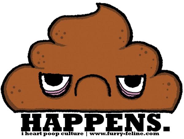 Sh*t Happens Reusable Sticker picture