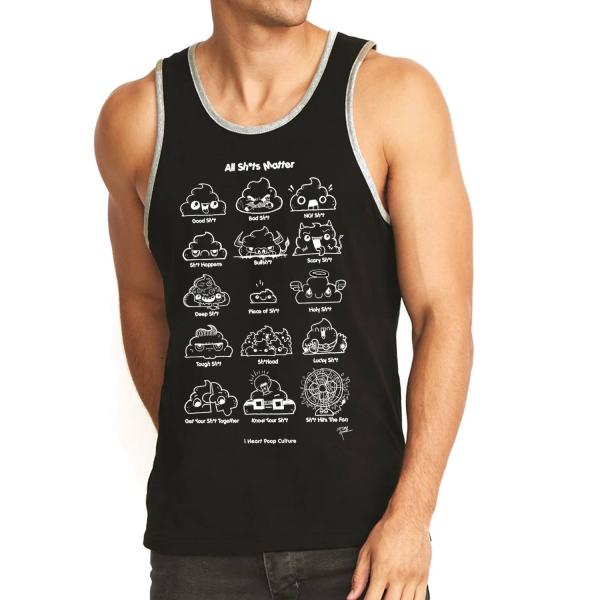 All Shits Matter Black Unisex Tank