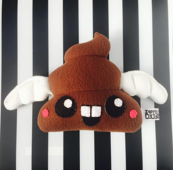 Handmade Poop with Wings 8" Plush picture