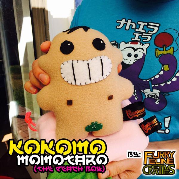 Handmade Peach Boy Kokomo Momotaro 7" Plush