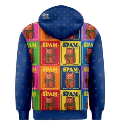 Purridge Spam Unisex Zipper Hoodie picture