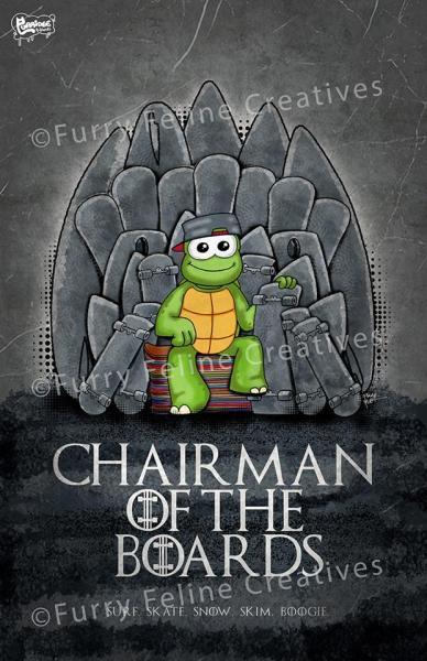 11x17 Dude Chairman of The Boards Print