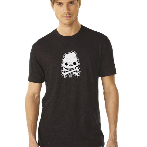 Skully Poop Crossbones Men's Tee picture